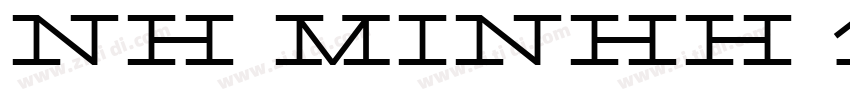 nh MinhH 11字体转换